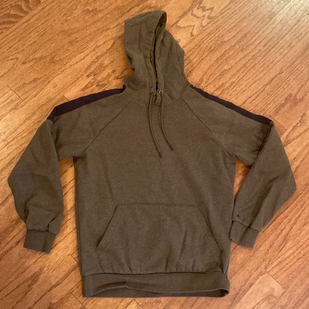 Russell premium fleece size small brown with black